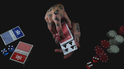 BICYCLE Rider Back Playing Cards - RED / BLUE