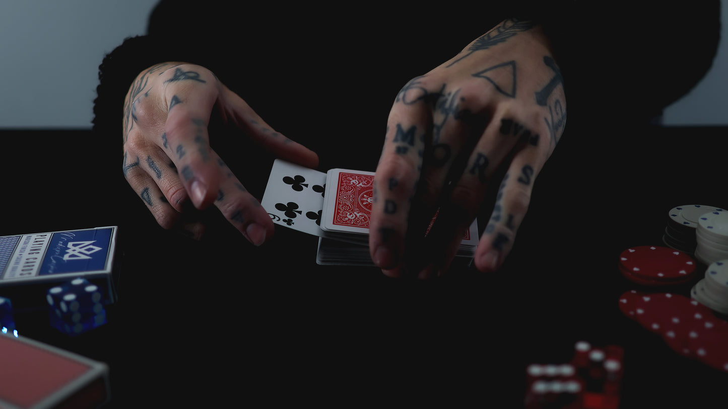 BICYCLE Rider Back Playing Cards - RED / BLUE