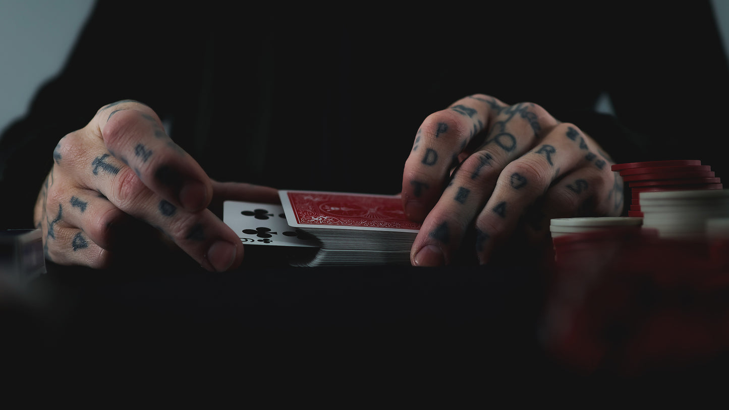 BICYCLE Rider Back Playing Cards - RED / BLUE
