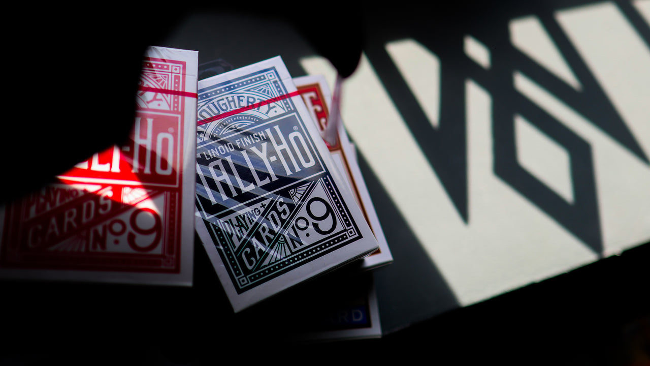 TALLY HO Circle Back Playing Cards (RED) playing cards — view 5