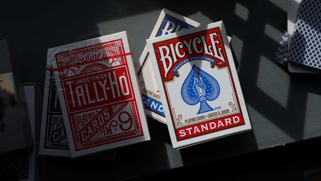 TALLY HO Circle Back Playing Cards (RED) playing cards — view 7