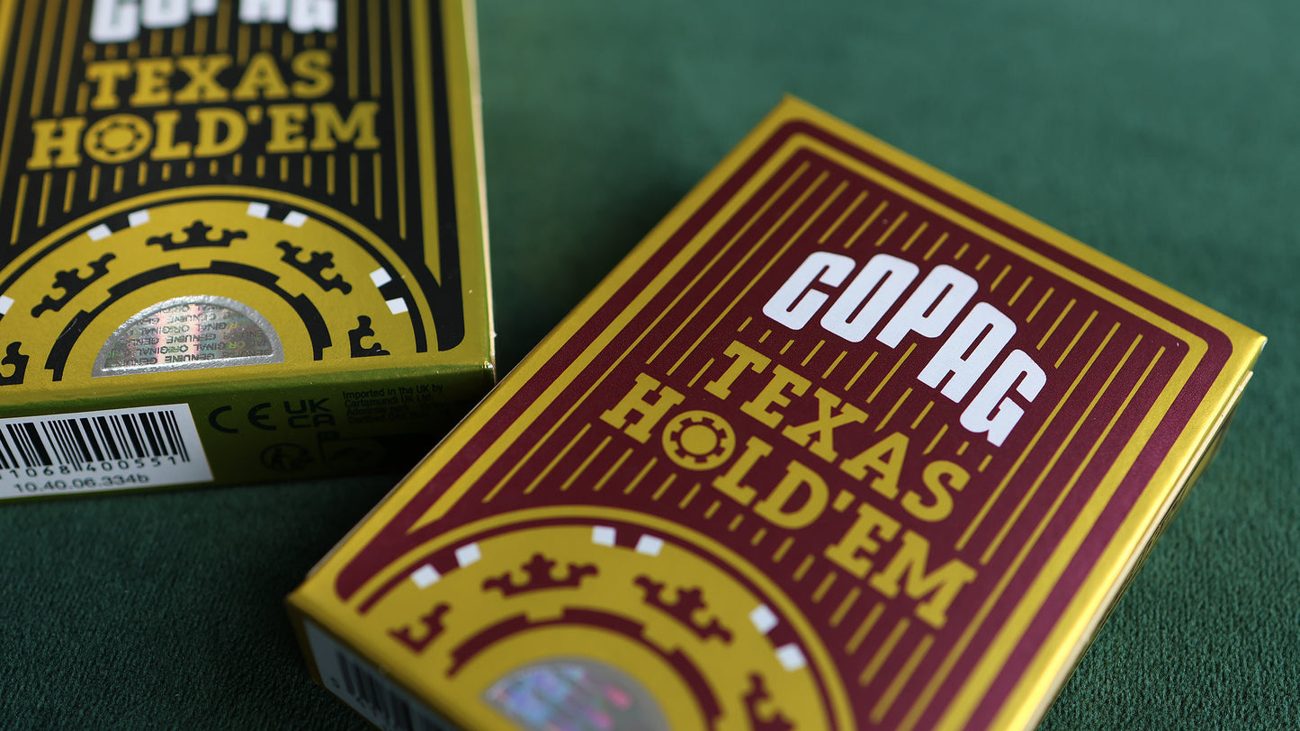 COPAG TEXAS HOLD'EM Playing Cards (Red)