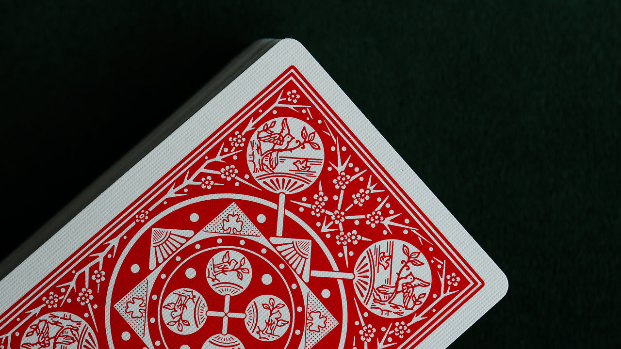 TALLY HO Fan Back Playing Cards (BLUE) playing cards — view 9