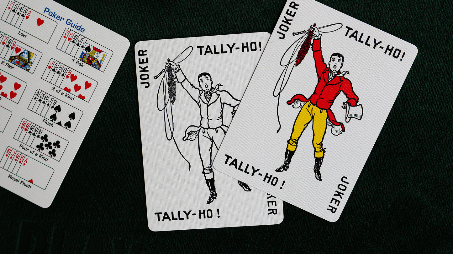 TALLY HO Fan Back Playing Cards HALF BRICK OFFER