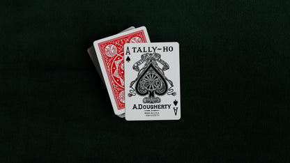 TALLY-HO Fan Back SLEIGHTS - MIXED BRICK (12 Decks)