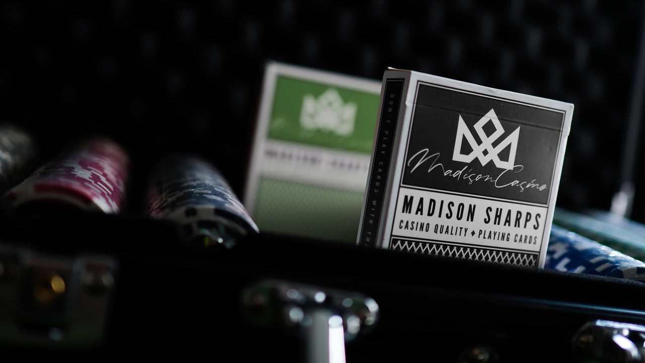 MADISON SHARPS Playing Cards - BLACK playing cards — view 12
