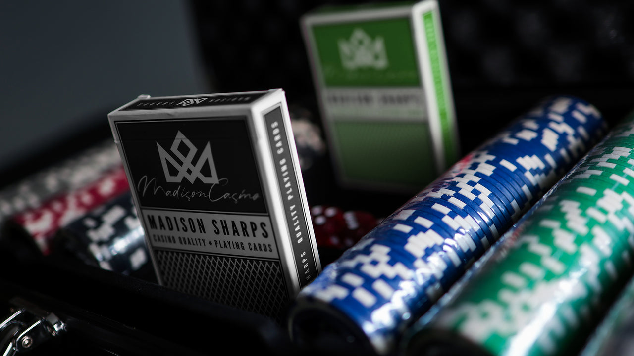 MADISON SHARPS Playing Cards - BLACK playing cards — view 13