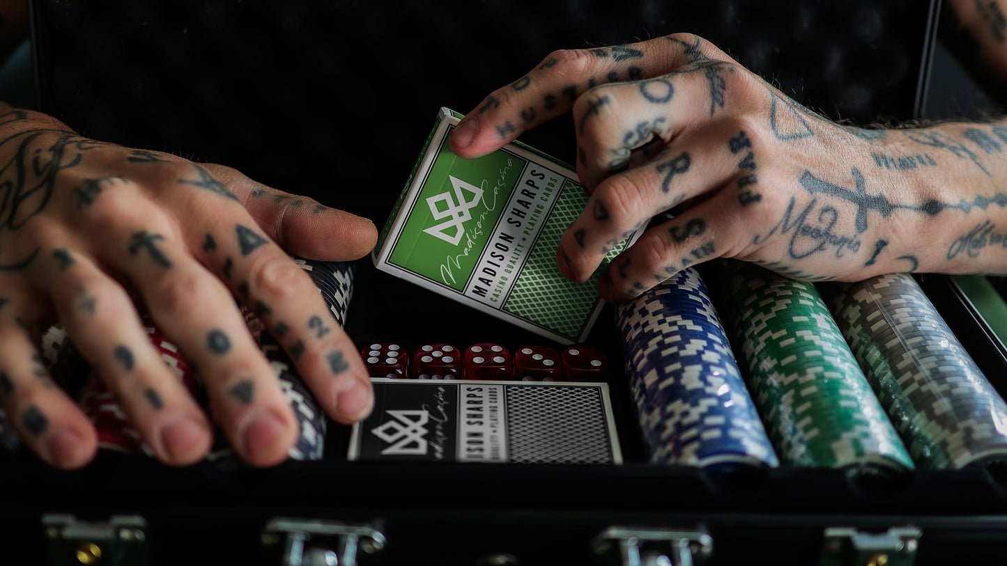 MADISON SHARPS Playing Cards (Green)