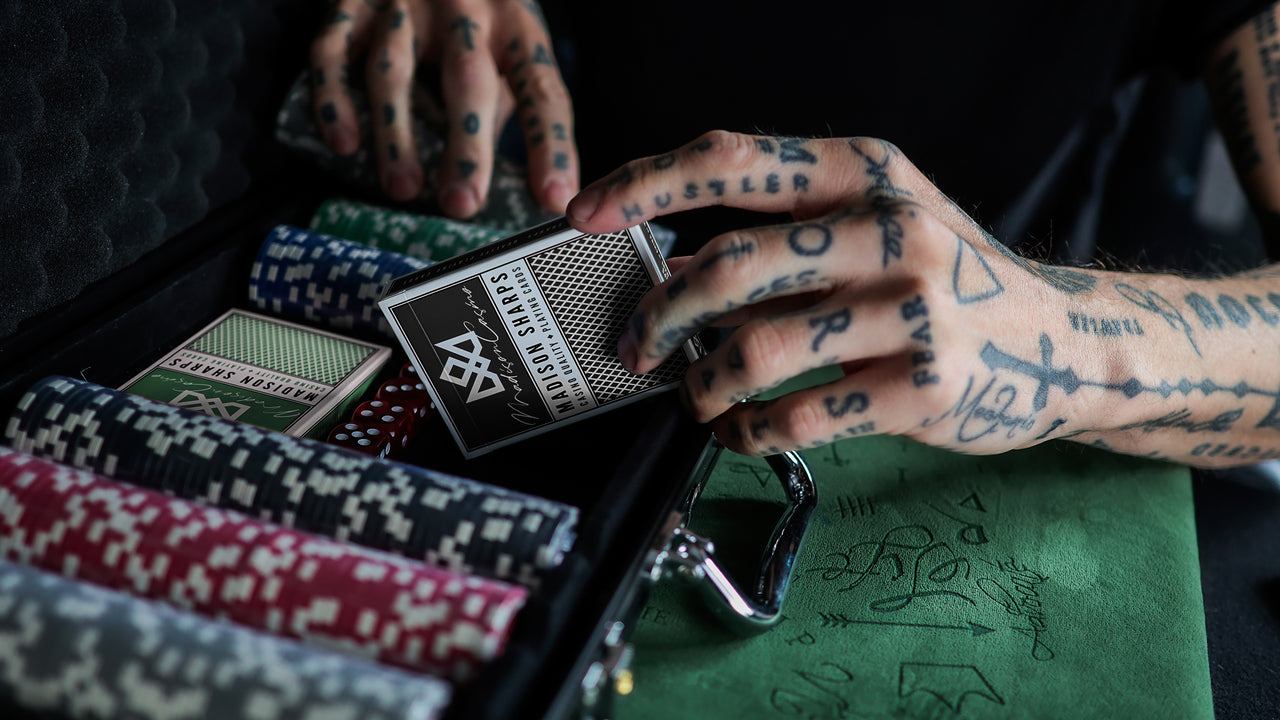 MADISON SHARPS Playing Cards - BLACK playing cards — view 19