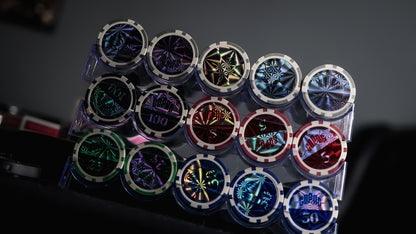 COPAG POKER CHIP TRAY SET AND SHARPS