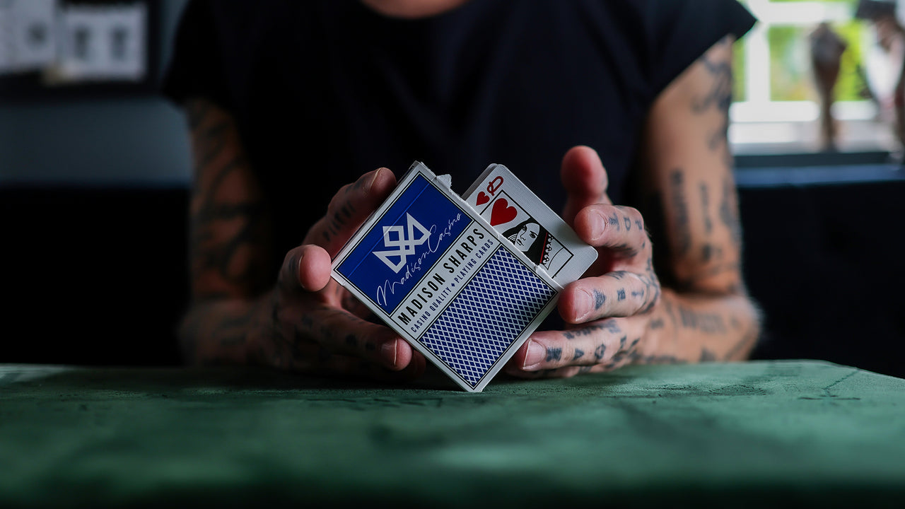 DANIEL'S ADVOCATE index - SHARPS - BLUE playing cards — view 3