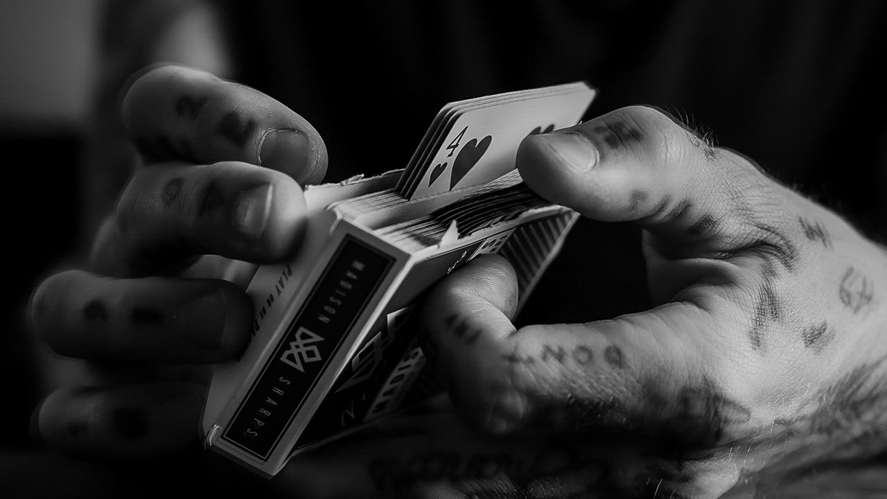 DANIEL'S ADVOCATE index - SHARPS - BLUE playing cards — view 5