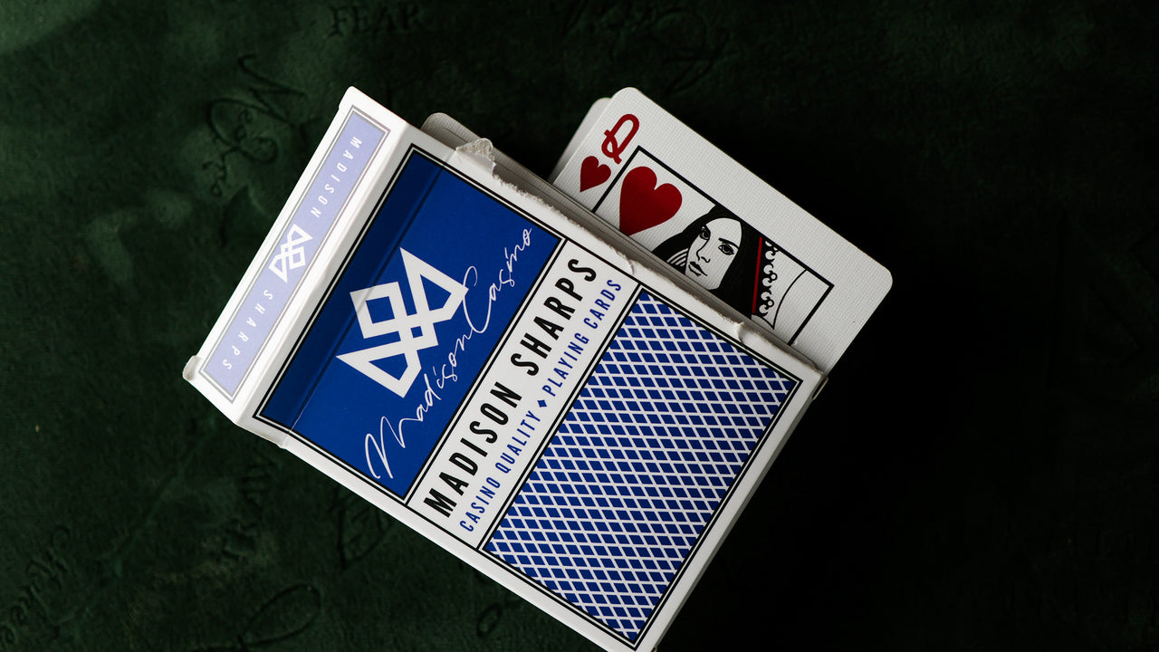 DANIEL'S ADVOCATE index - SHARPS - BLUE playing cards — view 2