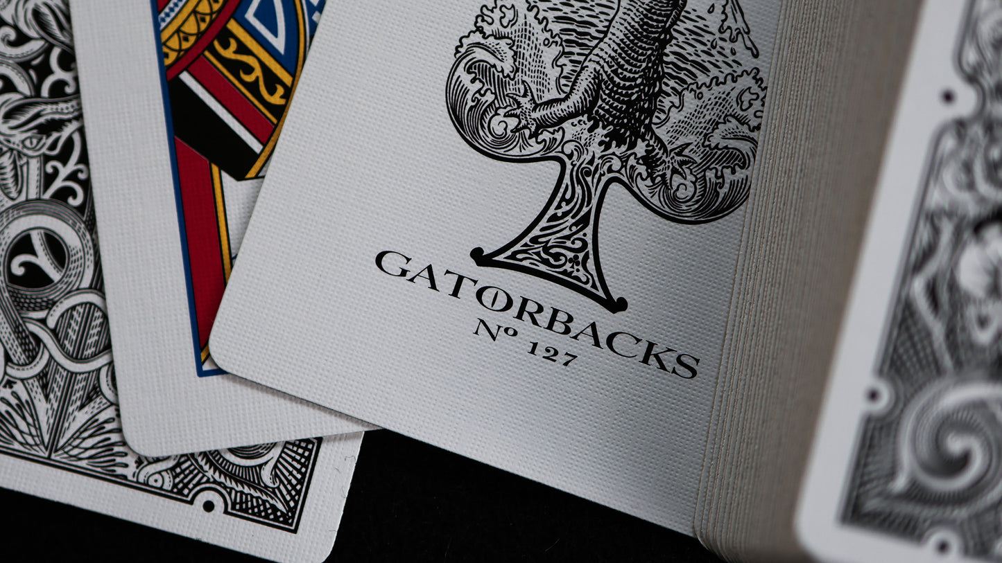 BLACK GATORBACKS by DAVID BLAINE (Silver Gator/Black Tuck)