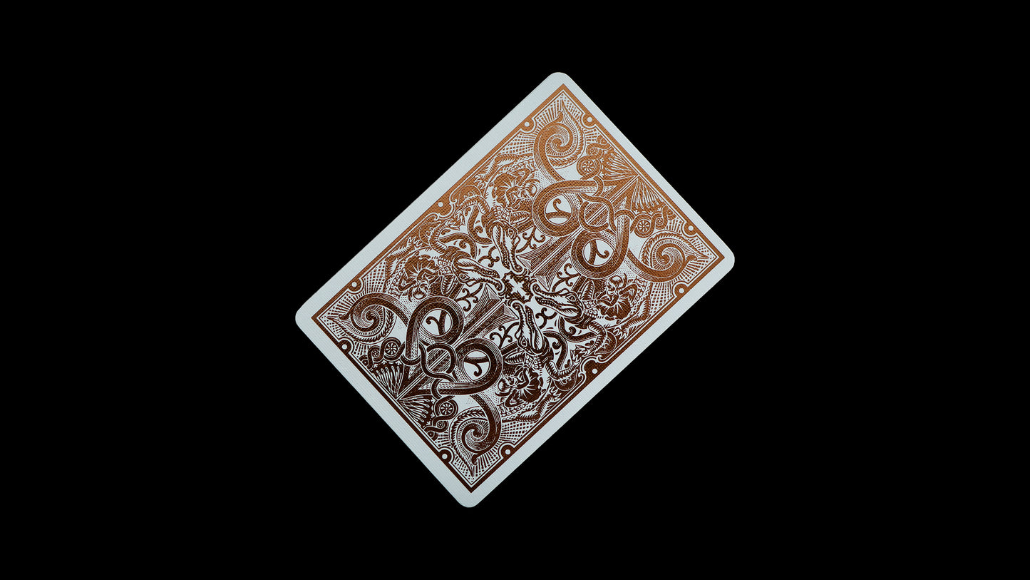 ROSE GOLD GATORBACKS by DAVID BLAINE ( Rose Gold Gator / Black Tuck )