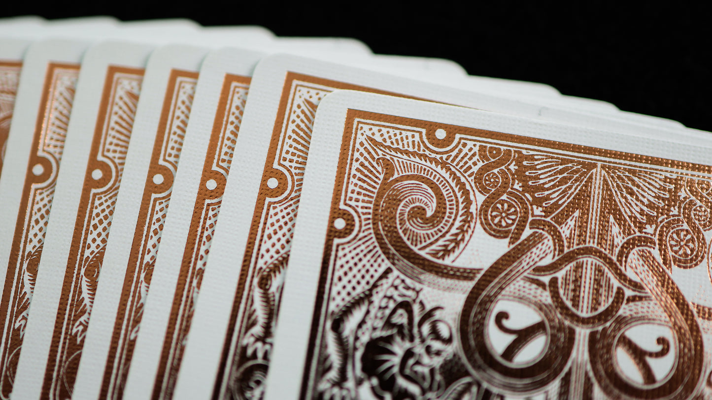 ROSE GOLD GATORBACKS by DAVID BLAINE ( Rose Gold Gator / Black Tuck )