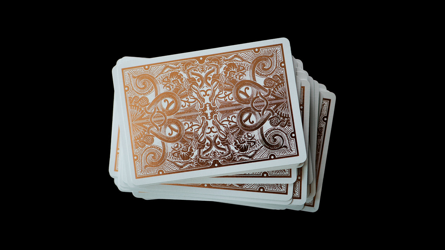 ROSE GOLD GATORBACKS by DAVID BLAINE ( Rose Gold Gator / Black Tuck )