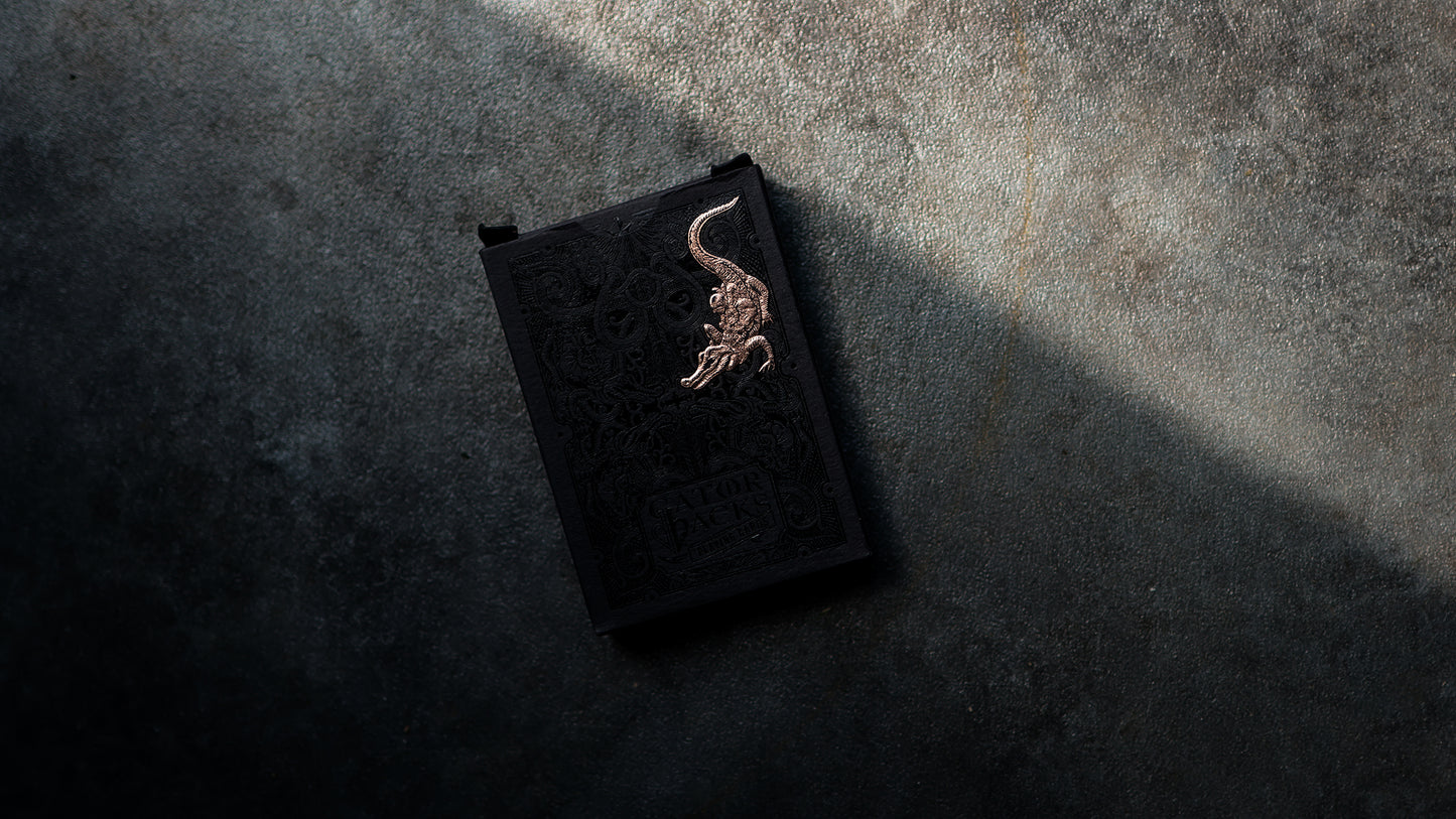 ROSE GOLD GATORBACKS by DAVID BLAINE ( Rose Gold Gator / Black Tuck )