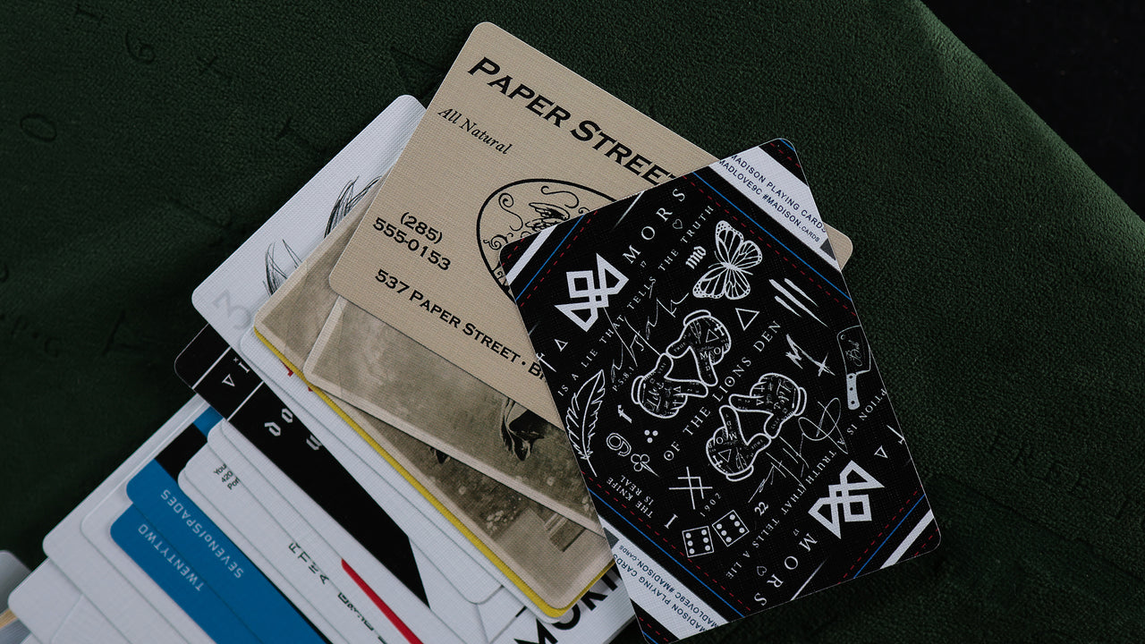 TRIBUTE COLLECTION BOXSET - Black Edition playing cards — view 45