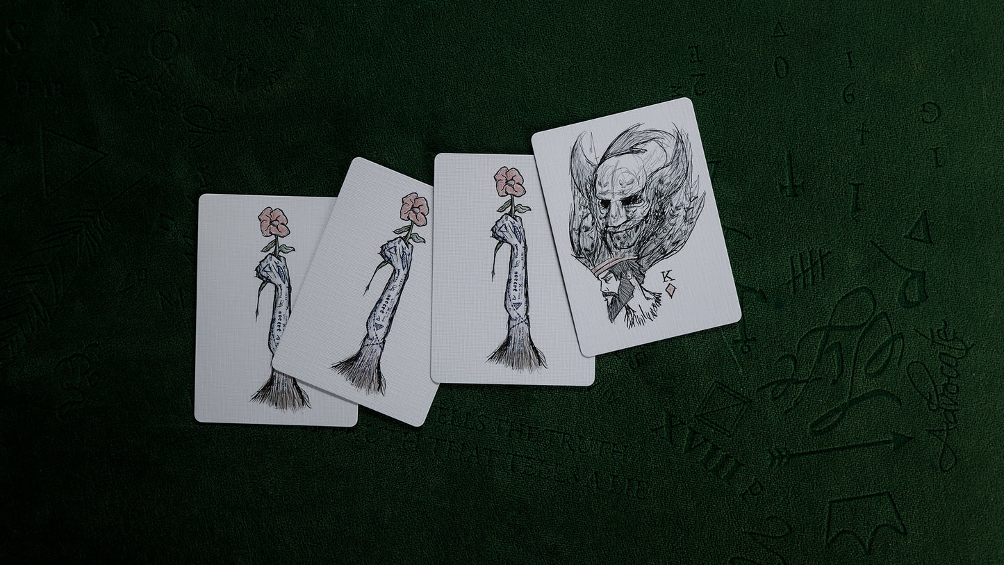 TRIBUTE GAFF Playing Cards - BRICK