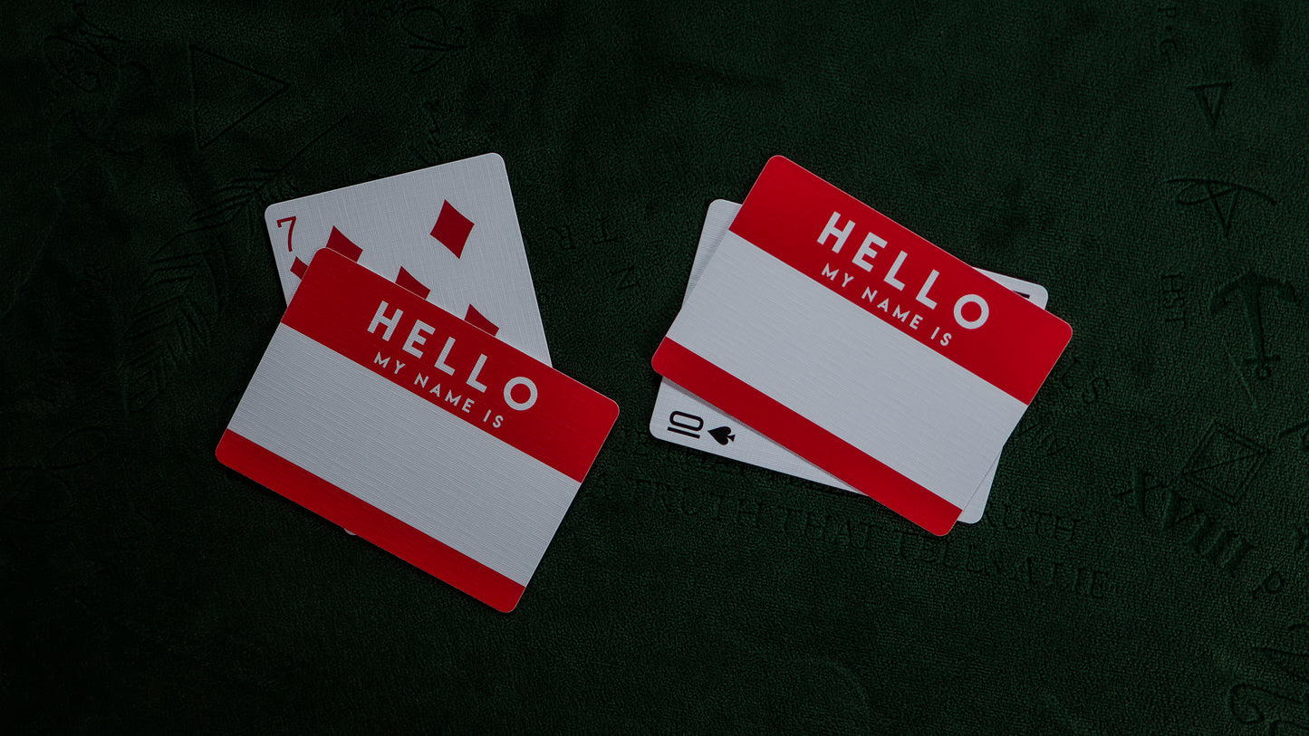 TRIBUTE GAFF Playing Cards - BRICK