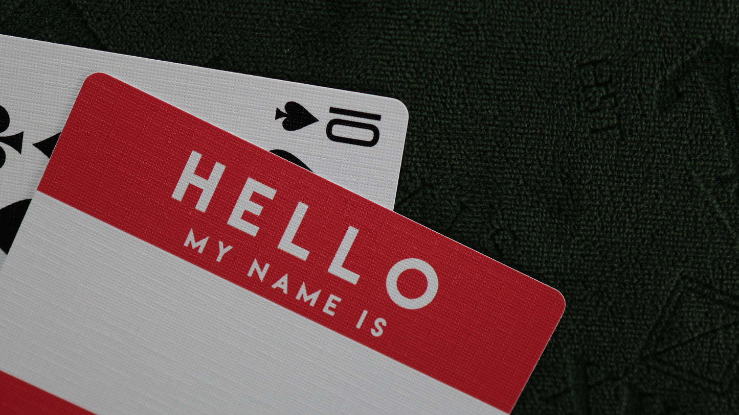 TRIBUTE GAFF Playing Cards - BRICK
