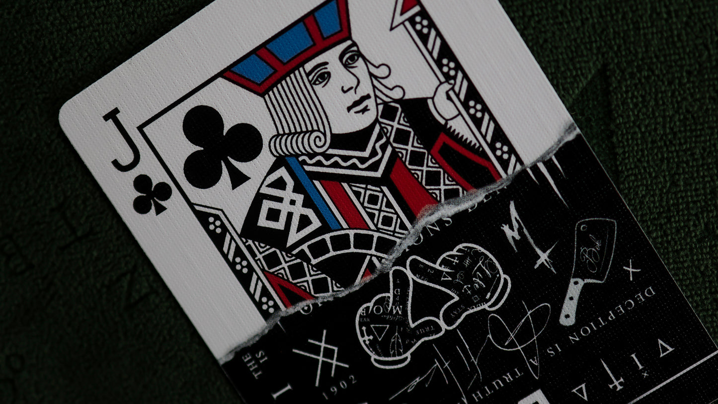 TRIBUTE GAFF Playing Cards - BRICK