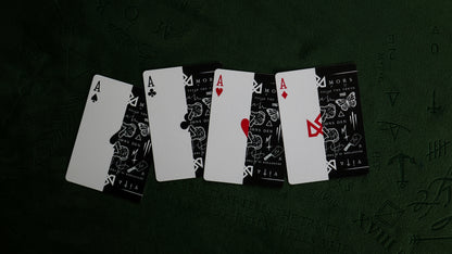 TRIBUTE GAFF Playing Cards - BRICK