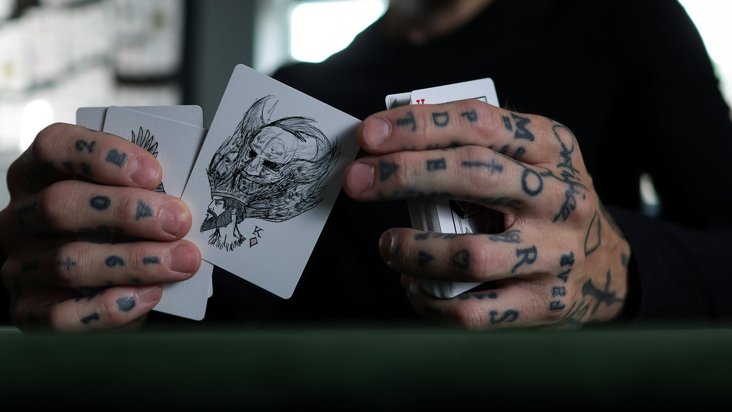 TRIBUTE GAFF Playing Cards - BRICK