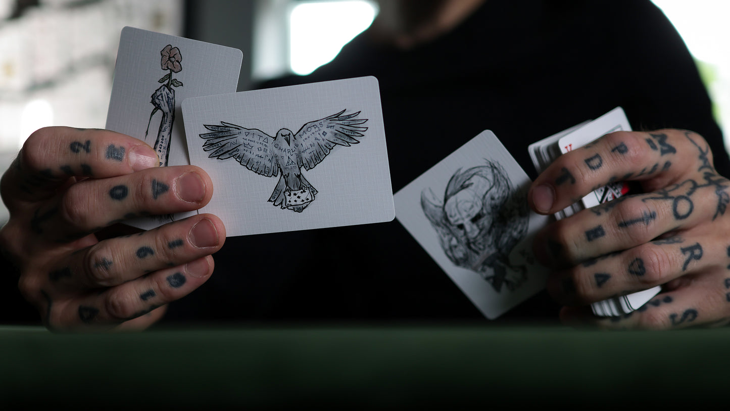TRIBUTE GAFF Playing Cards - BRICK