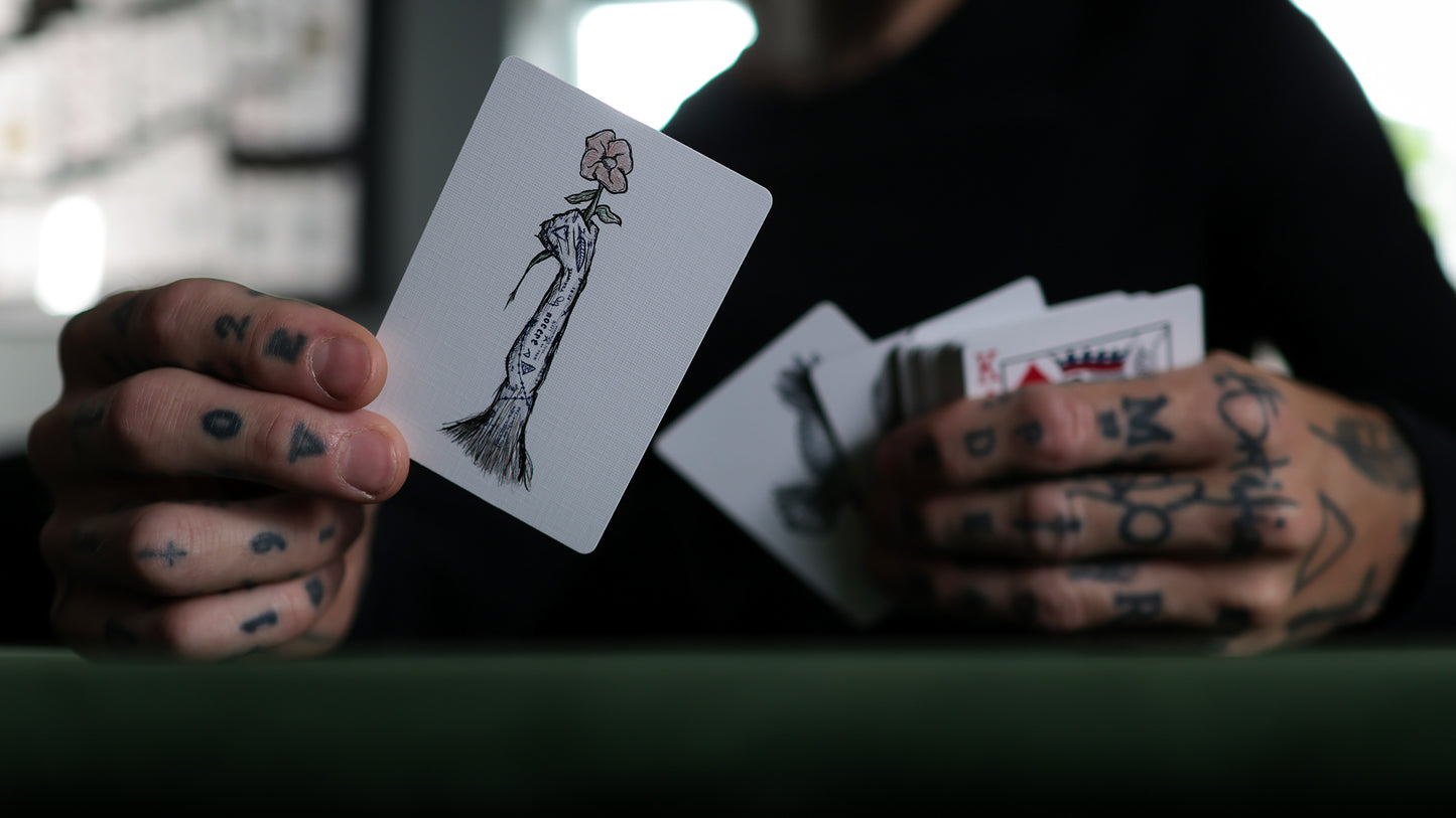 TRIBUTE GAFF Playing Cards - BRICK