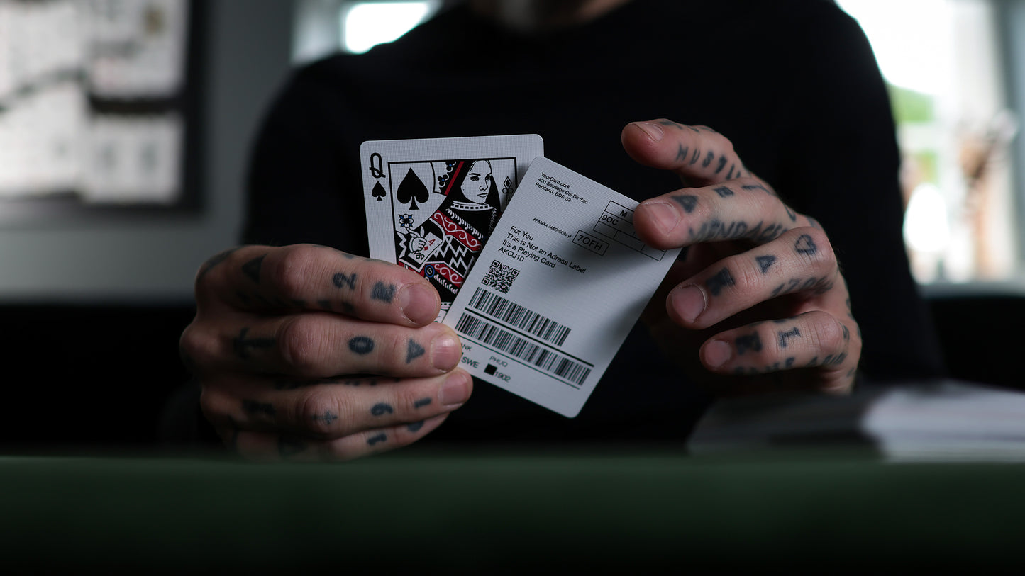 TRIBUTE GAFF Playing Cards - BRICK