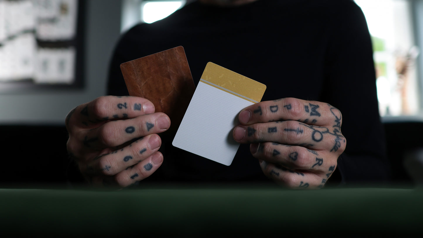 TRIBUTE GAFF Playing Cards - BRICK