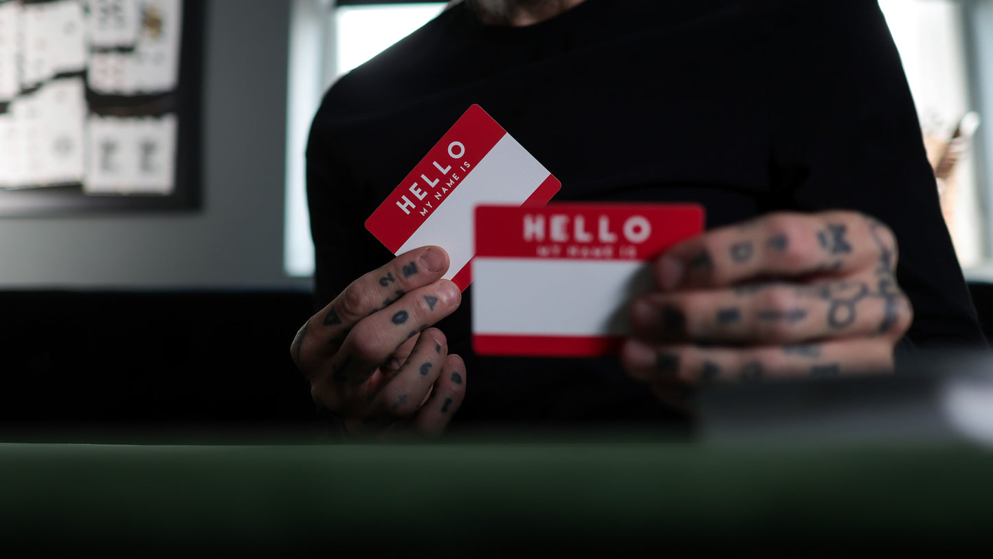 TRIBUTE GAFF Playing Cards - BRICK