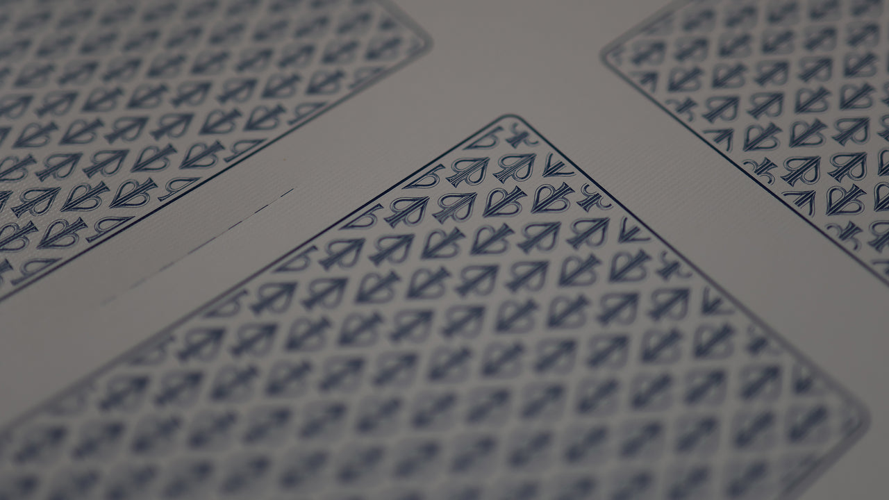 WHITE LIONS SERIES A (BLUE) UNCUT SHEET - Signed by David Blaine playing cards — view 8