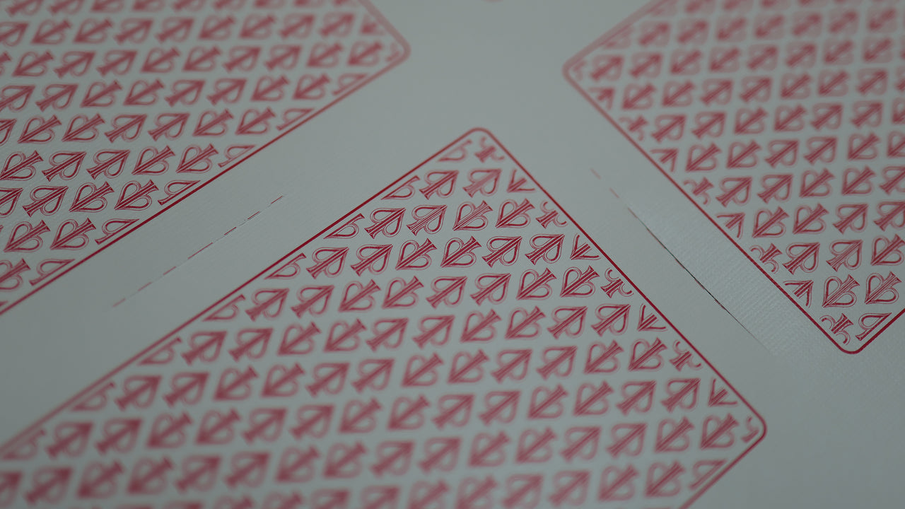 WHITE LIONS SERIES A (RED) UNCUT SHEET - Signed by David Blaine playing cards — view 17