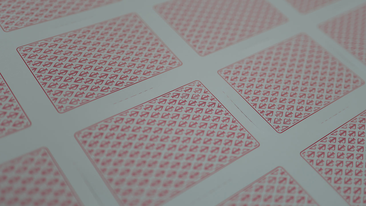 WHITE LIONS SERIES A (RED) UNCUT SHEET - Signed by David Blaine playing cards — view 14