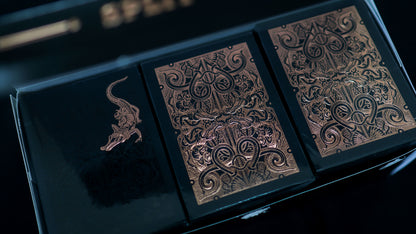 ROSE GOLD GATORBACKS by DAVID BLAINE ( Rose Gold Gator / Black Tuck )