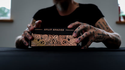 ROSE GOLD GATORBACKS by DAVID BLAINE ( Rose Gold Gator / Black Tuck )