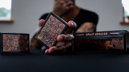 ROSE GOLD GATORBACKS by DAVID BLAINE ( Rose Gold Gator / Black Tuck )