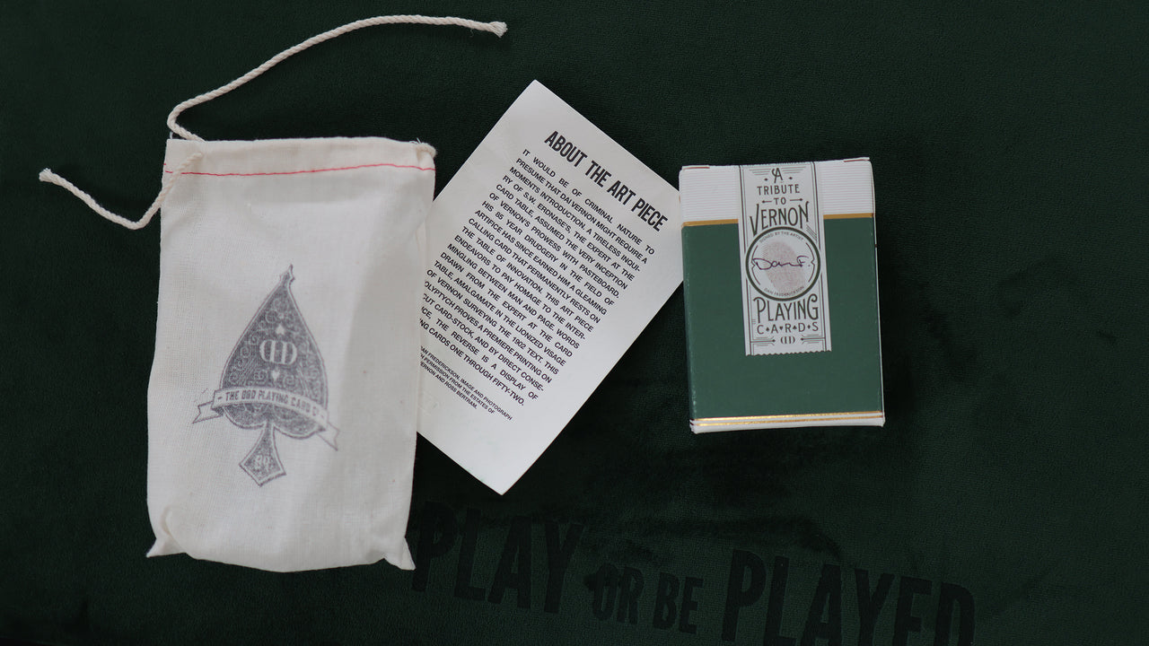 A TRIBUTE TO VERNON Playing Cards & Uncut Sheet By DAN & DAVE playing cards — view 7
