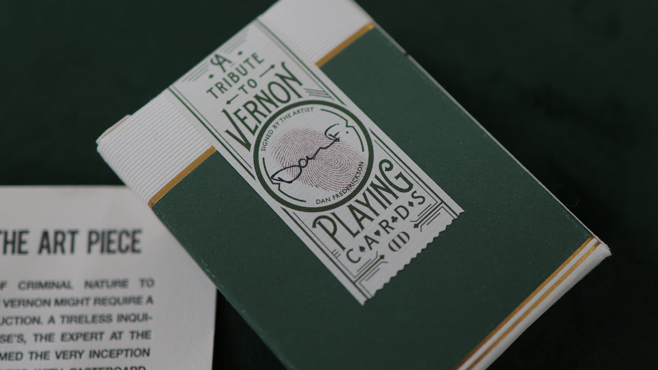 A TRIBUTE TO VERNON UNCUT SHEET by DAN & DAVE playing cards — view 19
