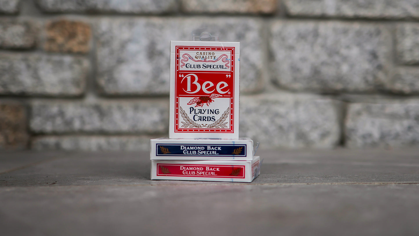BEE Playing Cards - RED / BLUE