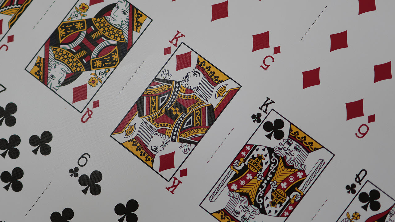 MADISON PLAYERS UNCUT SHEET Signed by Madison playing cards — view 9