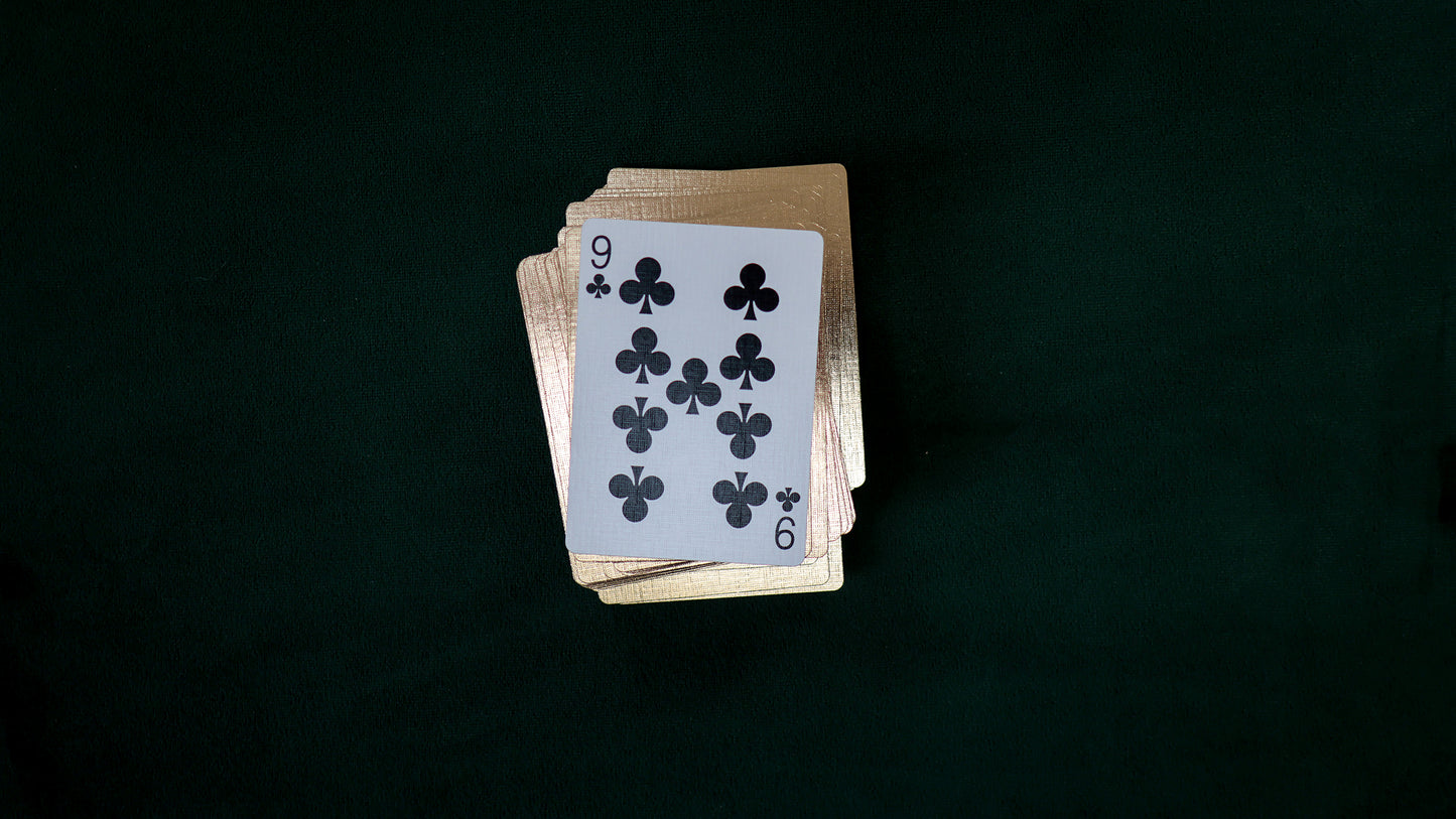 GOLDEN 9 of CLUBS - Personalised