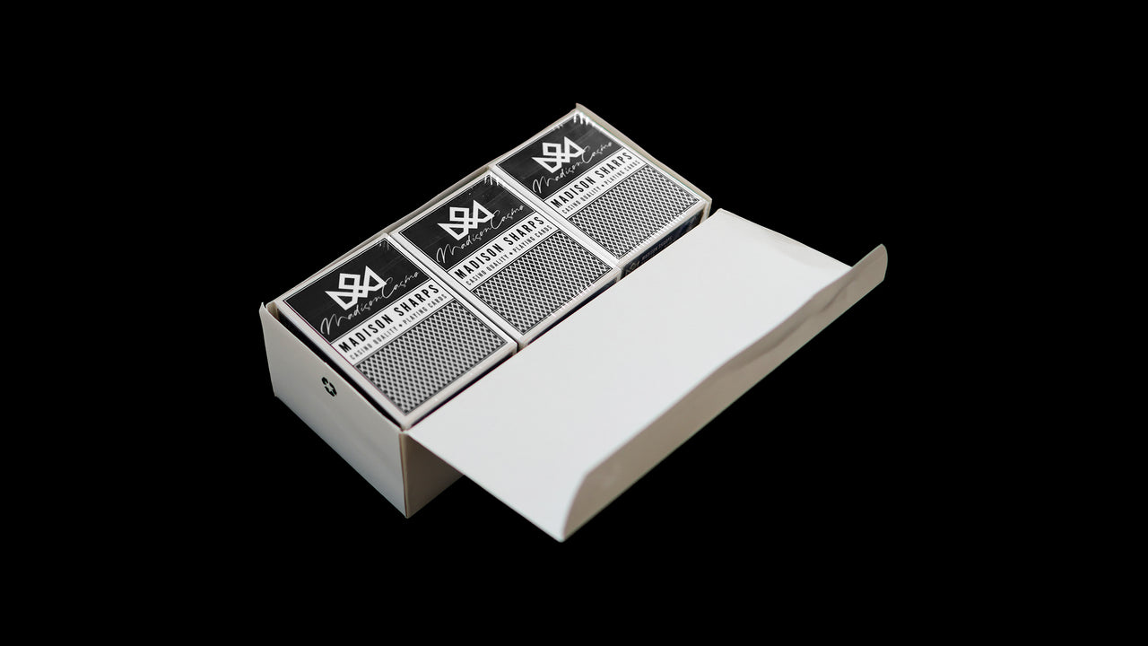 MADISON SHARPS in BLACK - 1 BRICK / 12 DECKS playing cards — view 29