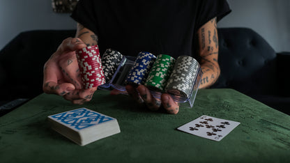 COPAG POKER CHIP TRAY SET AND SHARPS