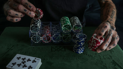 COPAG POKER CHIP TRAY SET AND SHARPS