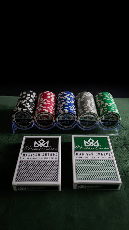 COPAG POKER CHIP TRAY SET AND SHARPS