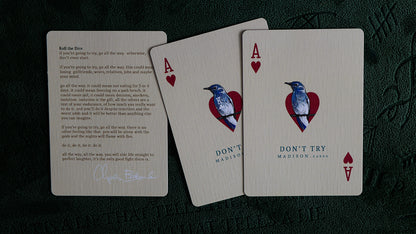BUKOWSKI Playing Cards ( MADISON ONE - TATTOO Edition 1 of 4 ) playing cards — view 16